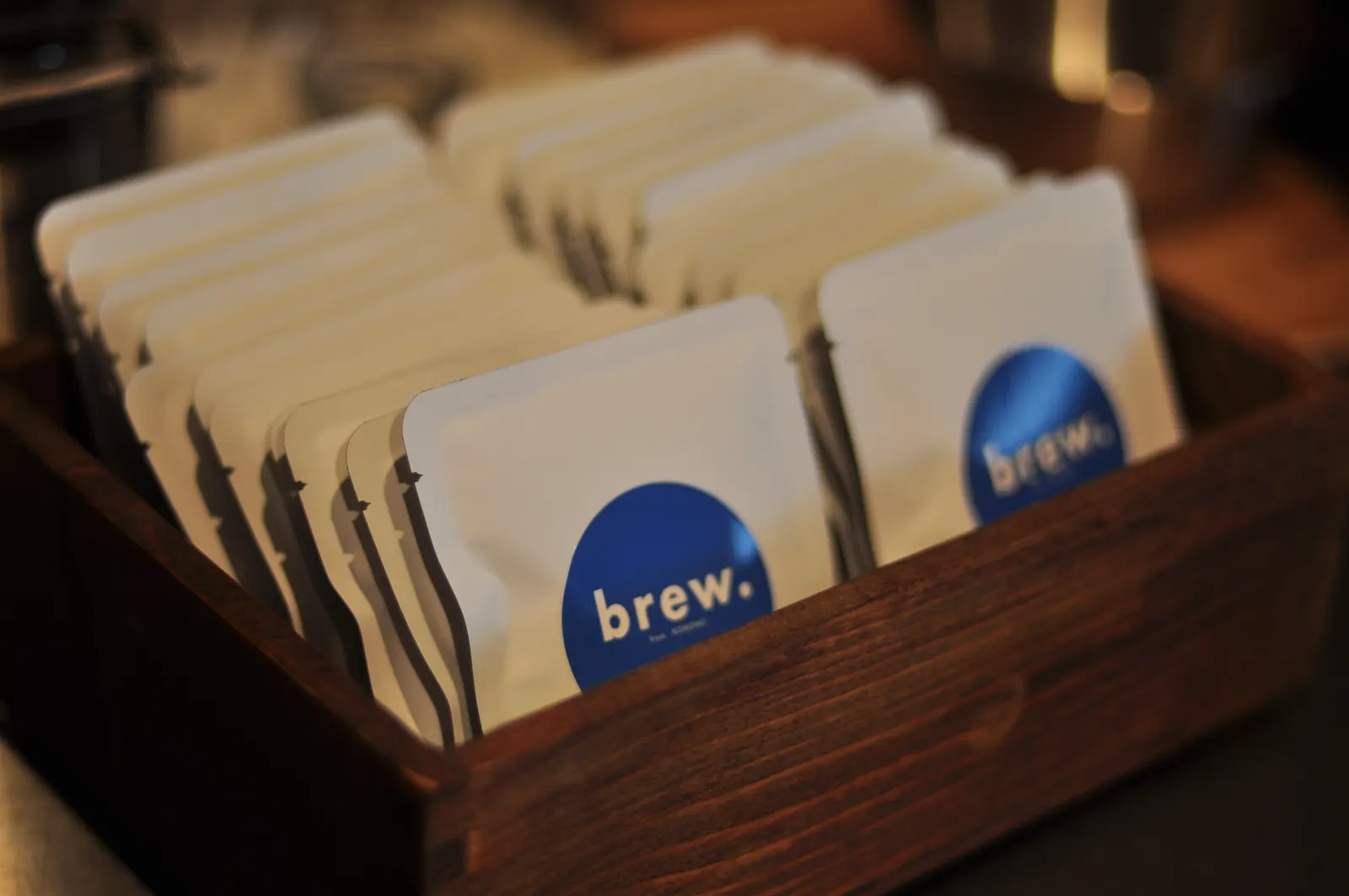 brew. の珈琲豆の袋