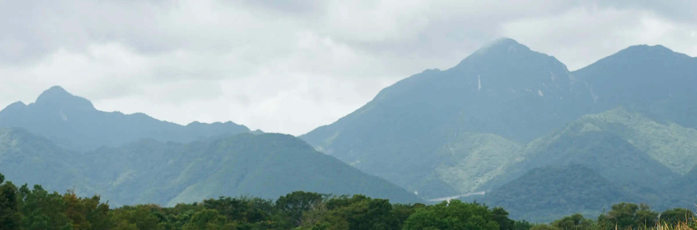 御在所岳の遠景